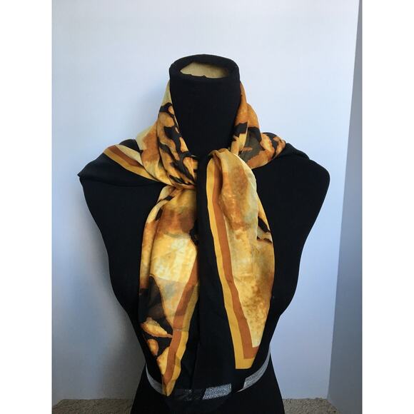 Vintage Elaborate Striped Tiger Scarf - Picture 4 of 8